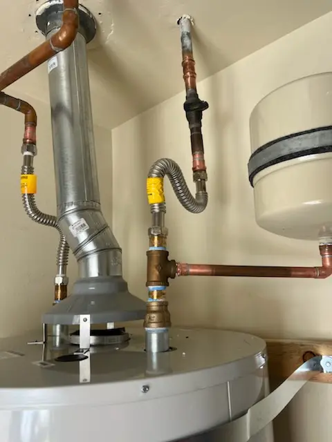 Water heater installation and plumbing repair in Legacy Park